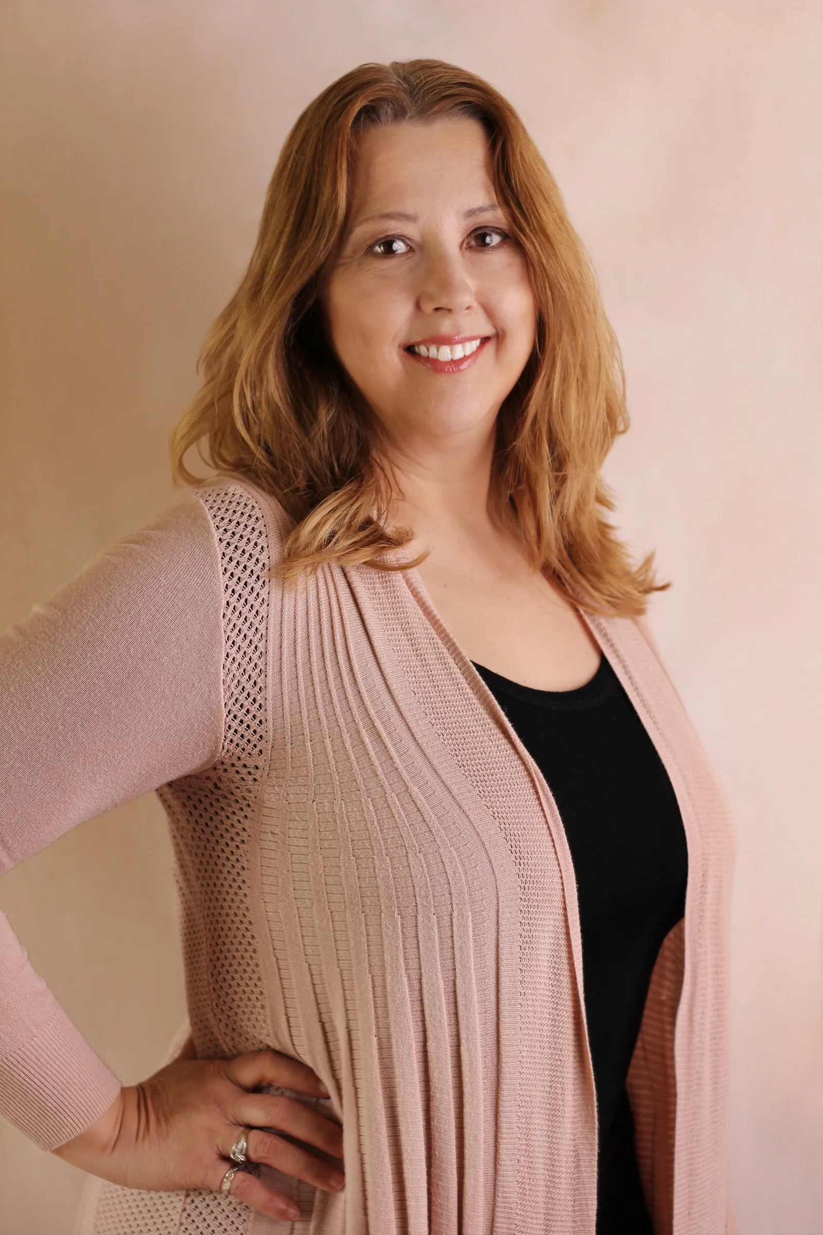 Professional studio headshot of Vero