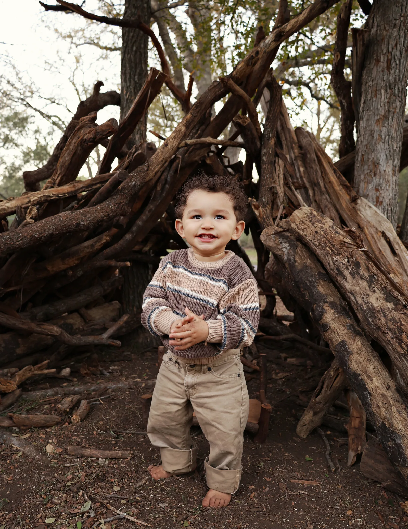 Infant outdoors